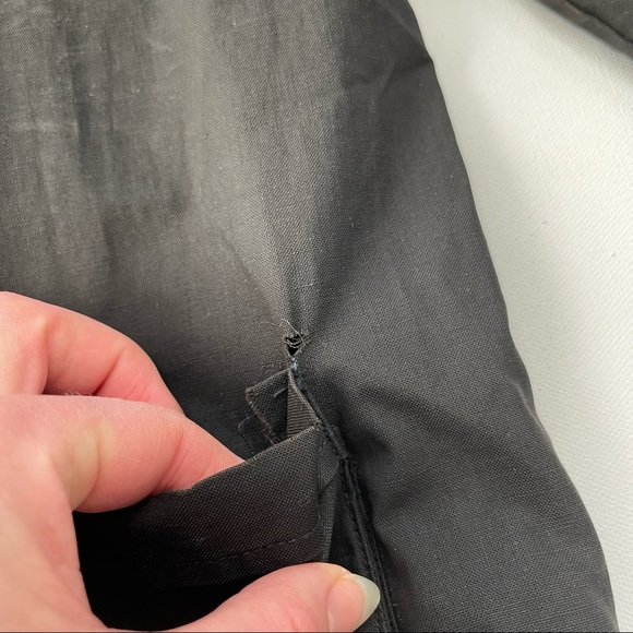 Black Collared Shirt Jacket Blazer Vintage Puff Sleeves Open Construction Medium - Picture 8 of 8